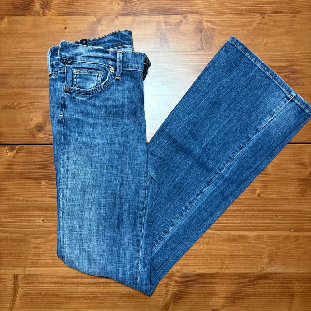 Citizen of humanity Jeans Womens Size 26 Ingrid Low Waist Flare Pants